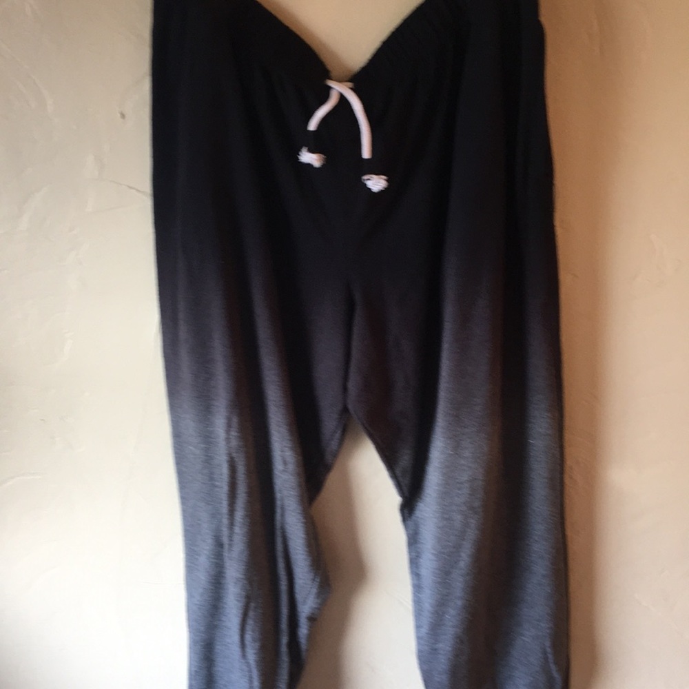 Black and gray joggers